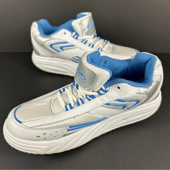 Curves for Women Blue and White Orthopaedic Sneakers Size 8 - Picture 4 of 10